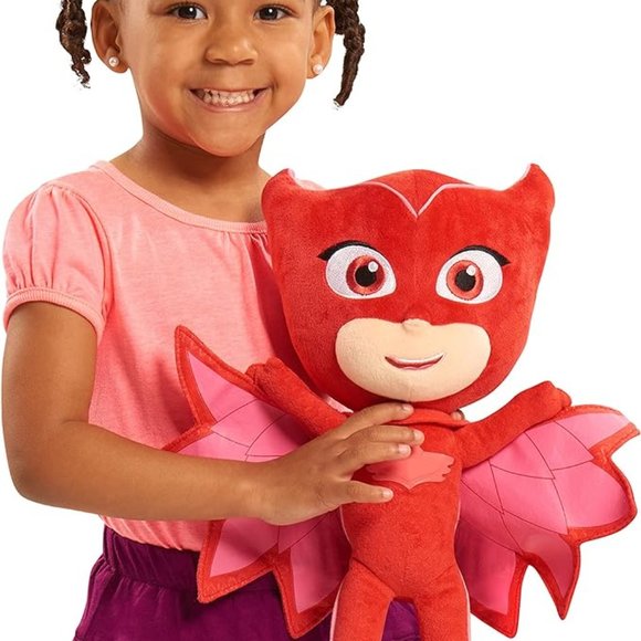 PJ Masks Sing & Talking Feature Plush, Owlette, Kid Toys for Ages 3 Up Just Play - Picture 4 of 4